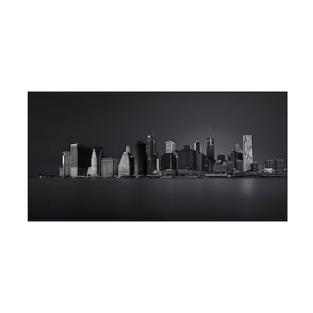 Ahmed Thabet 'NYC Skyline' Canvas Art, 16x32